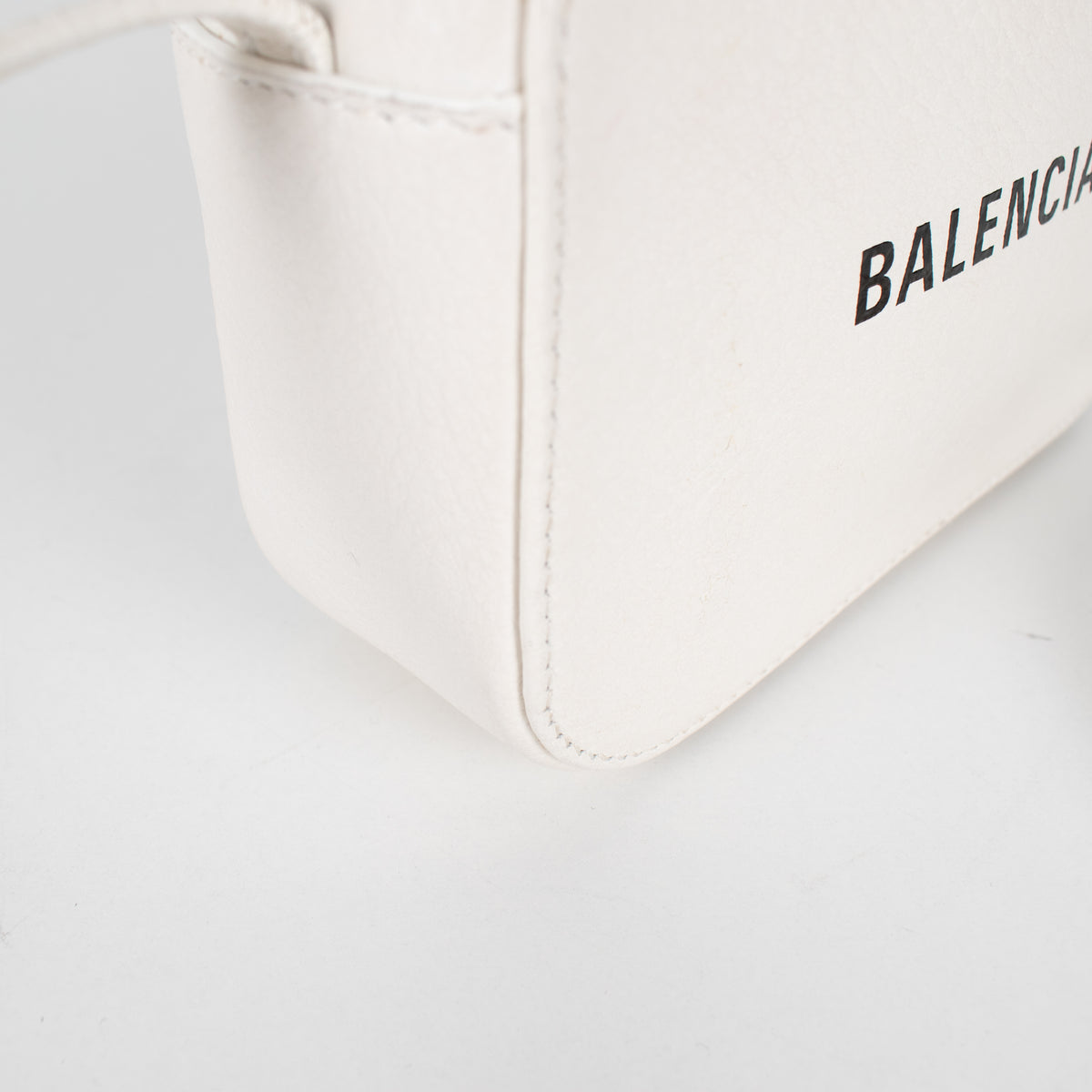 Balenciaga White Logo Cassette Crossbody
