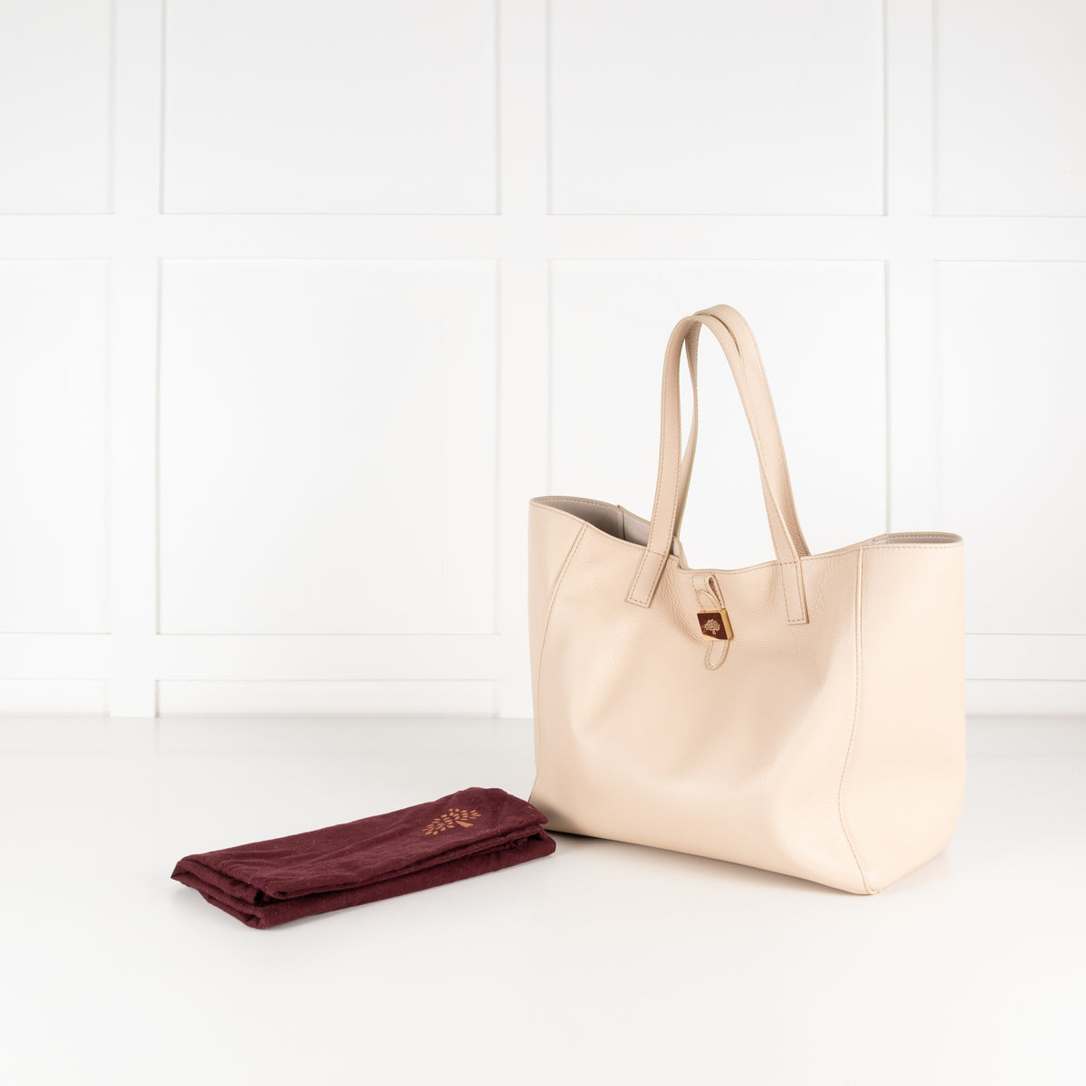 Mulberry Tessie Beige Tote Bag