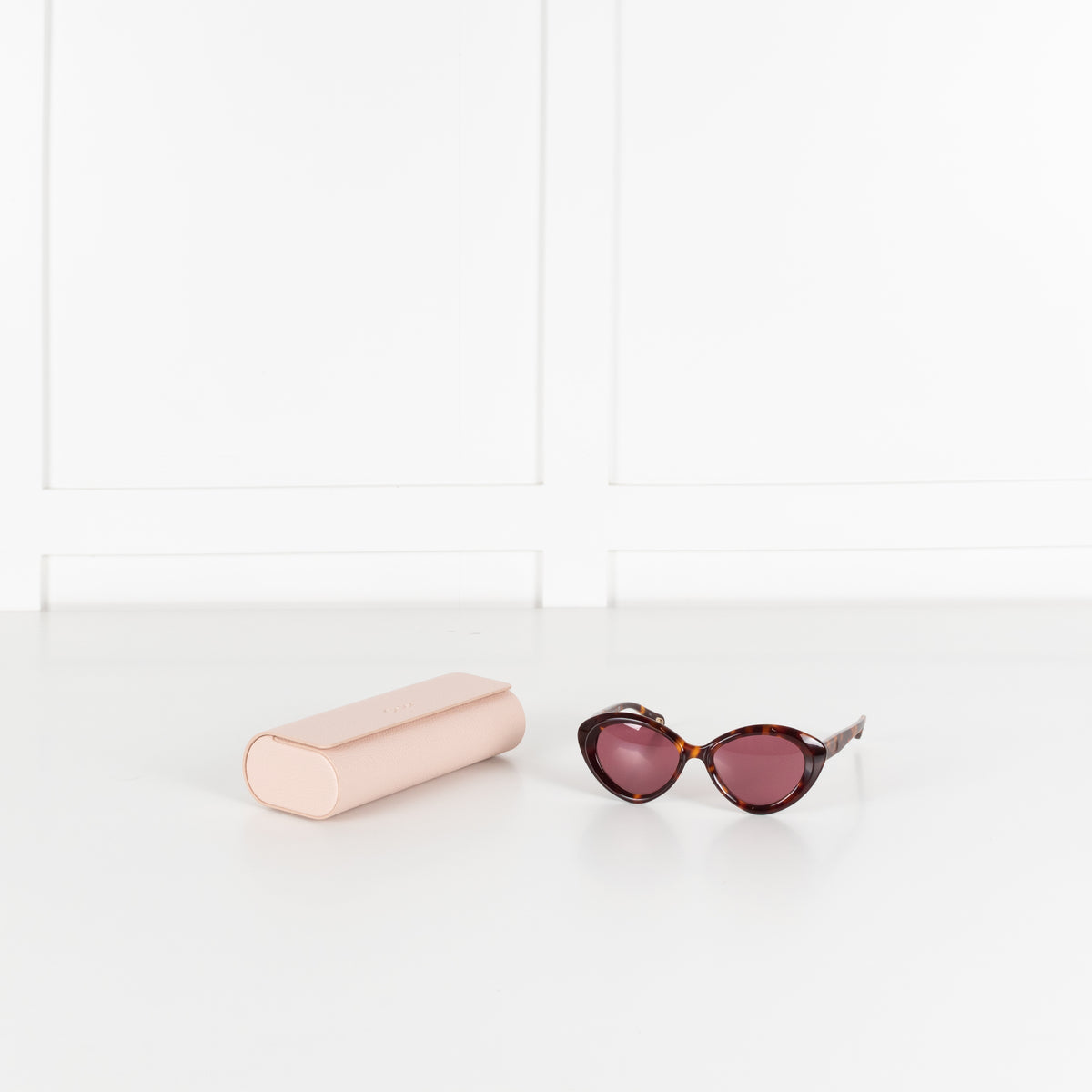 Chloe Brown Tortoiseshell Cats Eye Sunglasses