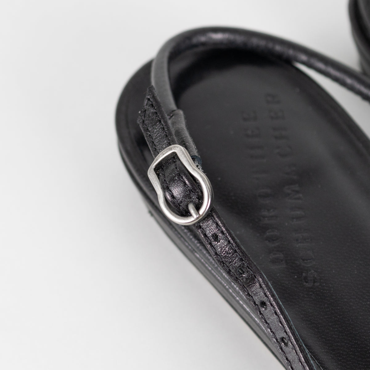 Dorothee Schumacher Black Leather Slingbacks