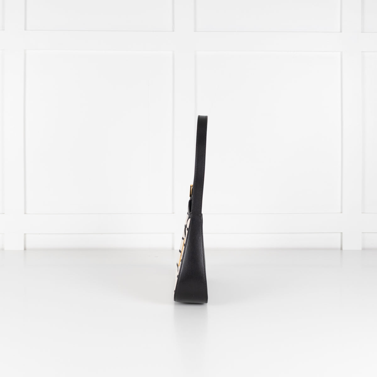 DeMellier Tokyo Striped Shoulder Bag Black