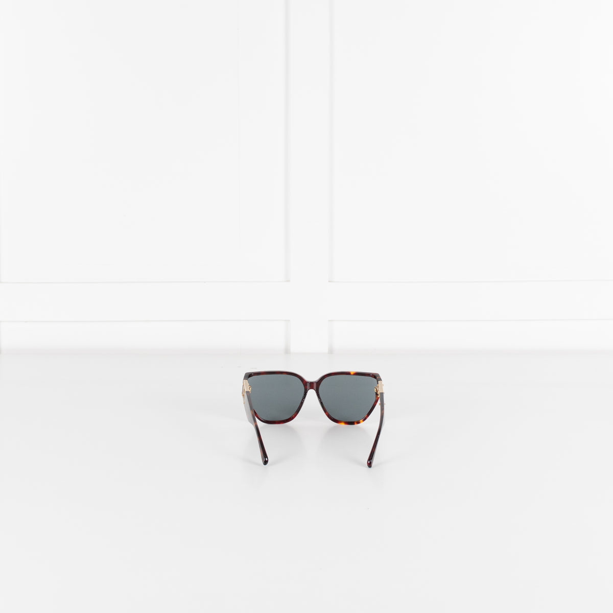 Linda Farrow Sabine Acetate Tortoise Shell Sunglasses