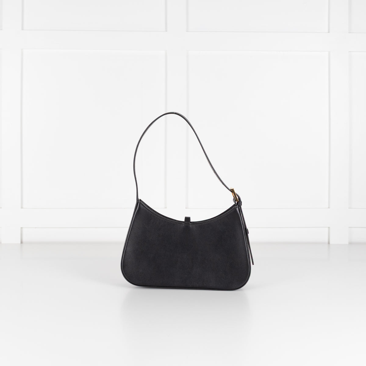 DeMellier Tokyo Striped Shoulder Bag Black