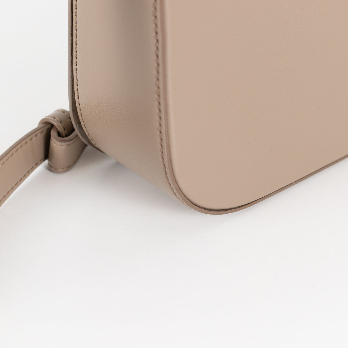 DeMellier The Vancouver Taupe Leather Crossbody Bag