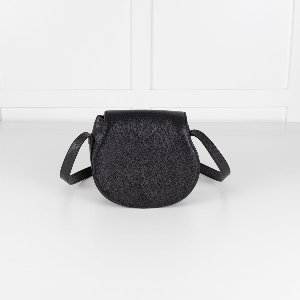 Chloe Black Leather Small Marcie Crossbody