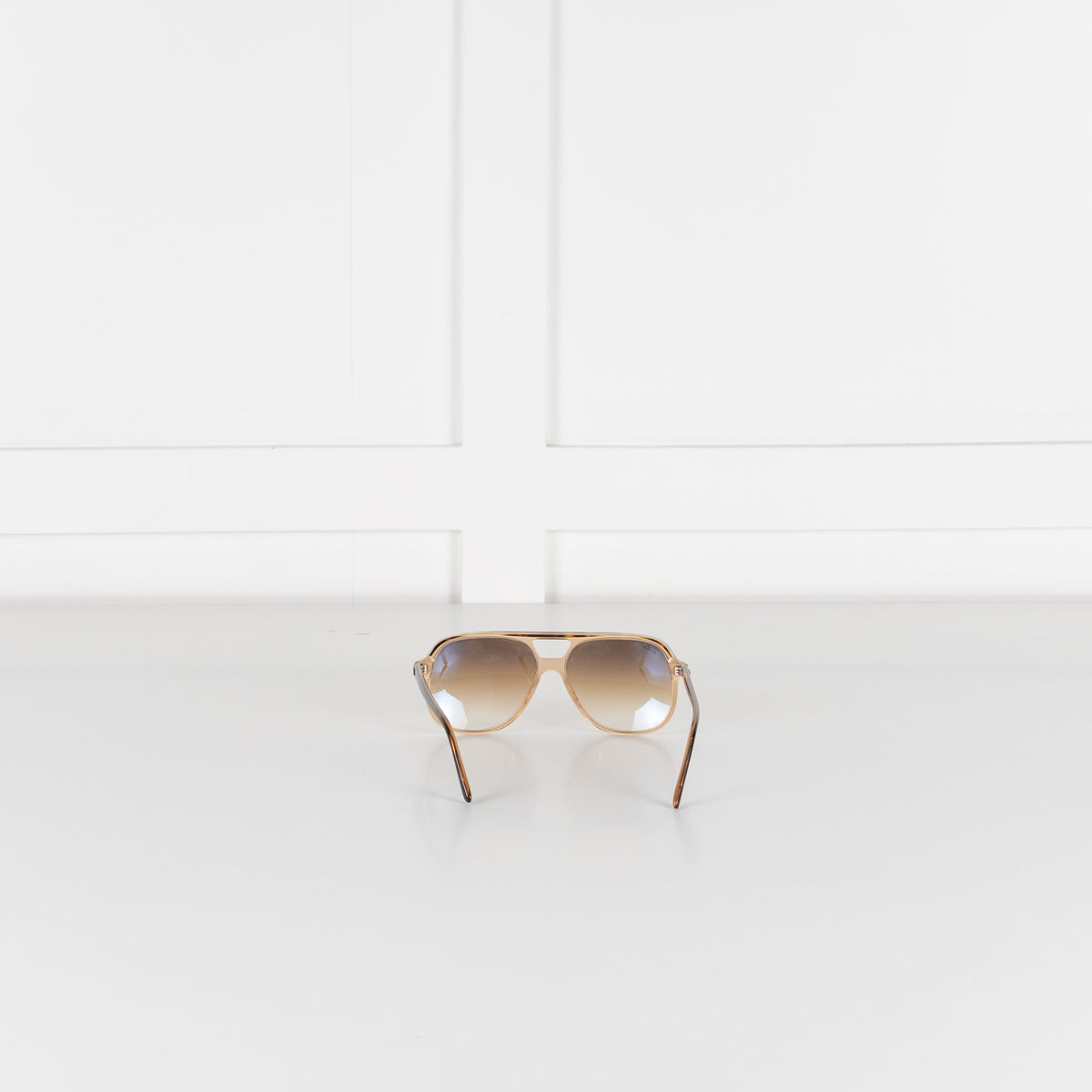 Ray-Ban Brown Havana Acetate Square Frame Bill Sunglasses