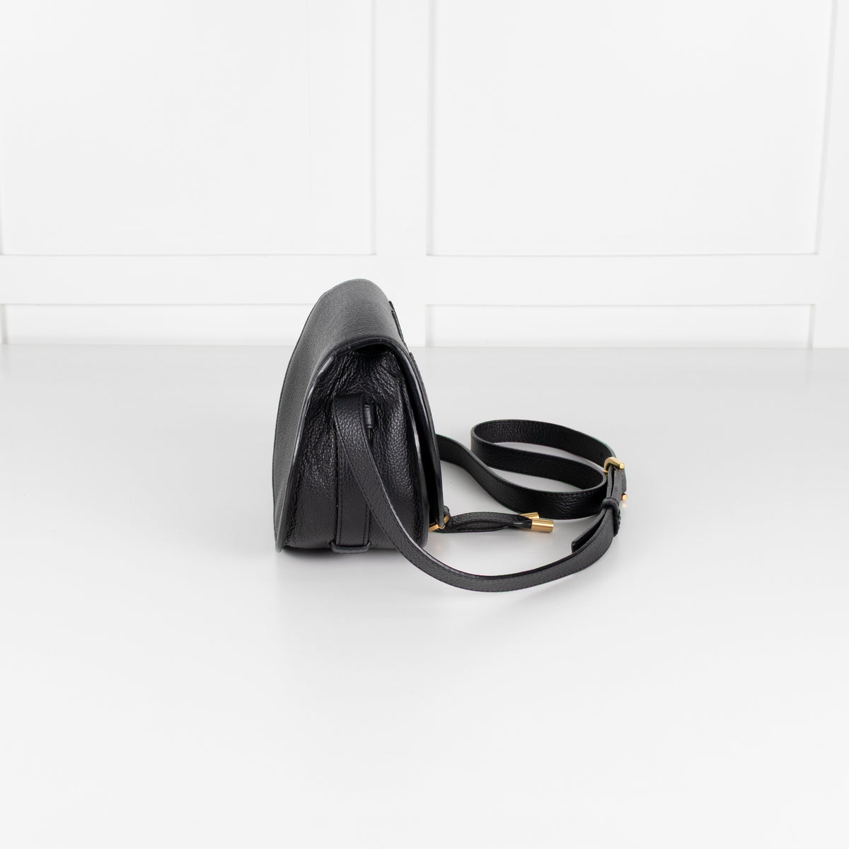 Chloe Black Leather Small Marcie Crossbody