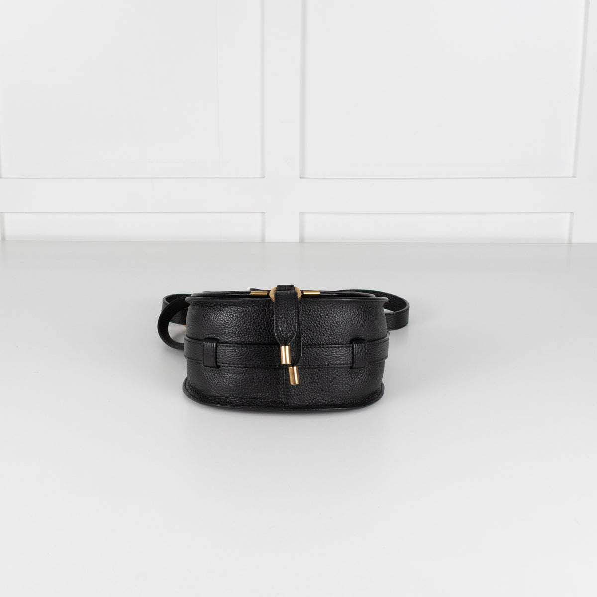 Chloe Black Leather Small Marcie Crossbody