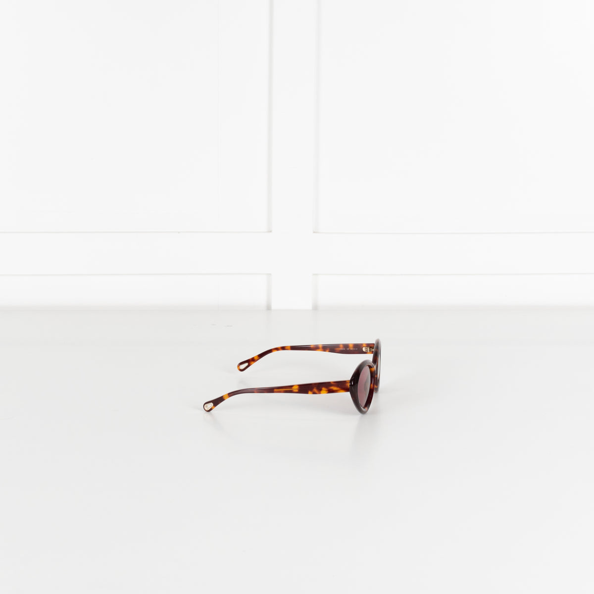 Chloe Brown Tortoiseshell Cats Eye Sunglasses