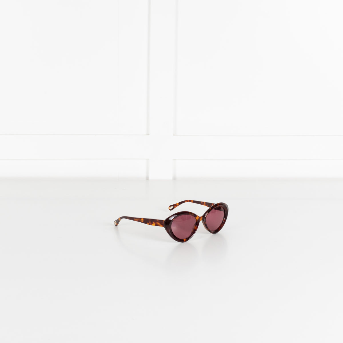 Chloe Brown Tortoiseshell Cats Eye Sunglasses