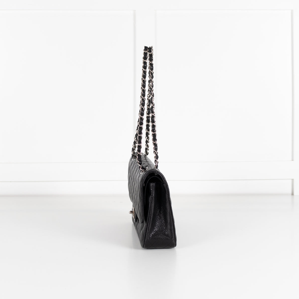 Chanel Black Caviar Medium Double Flap