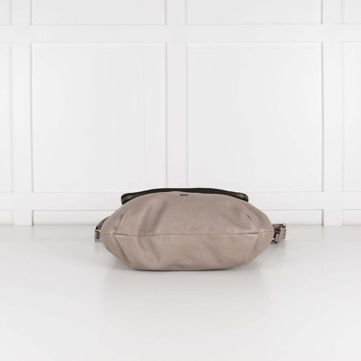 Anya Hindmarch Taupe Maxi Zip Crossbody Bag