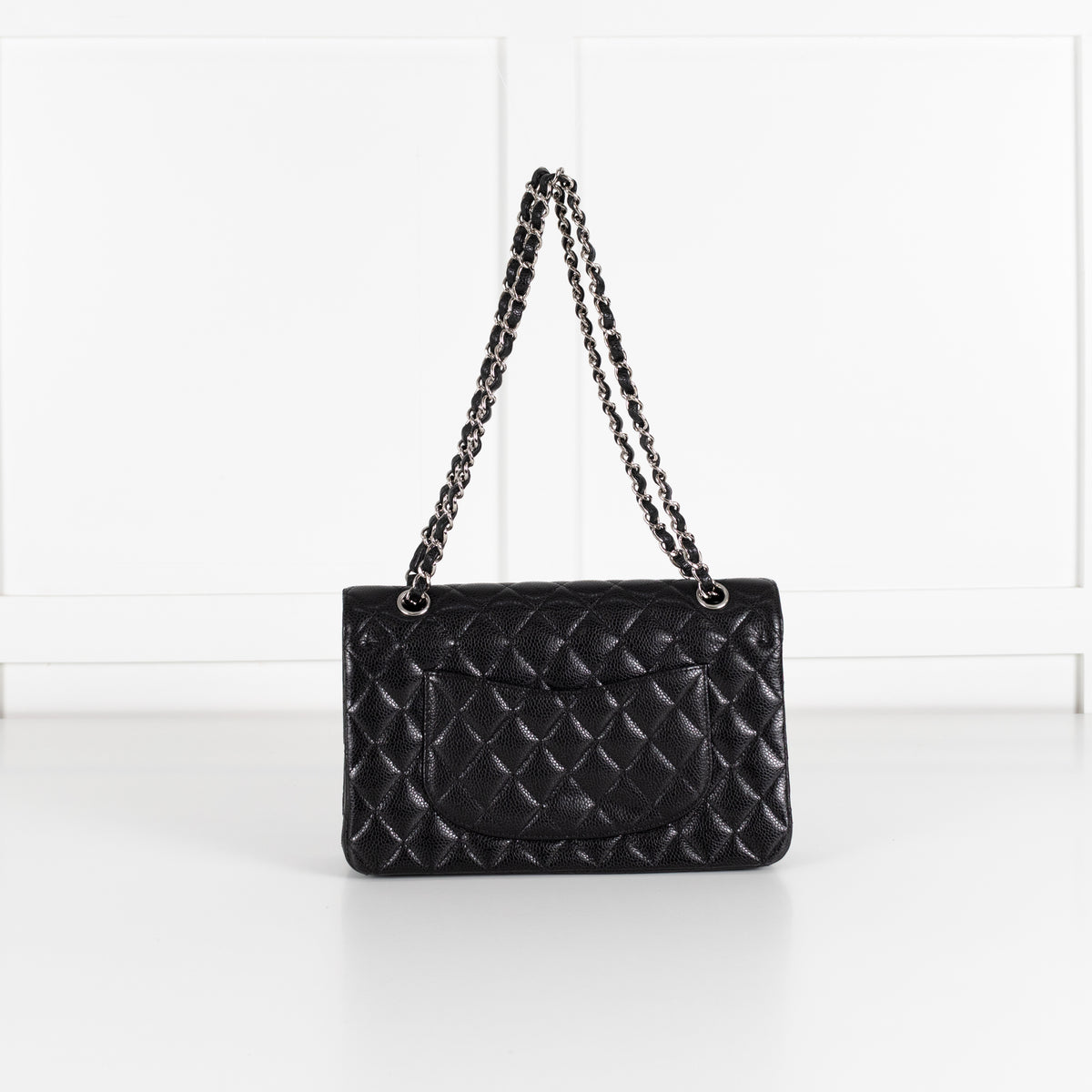 Chanel Black Caviar Medium Double Flap