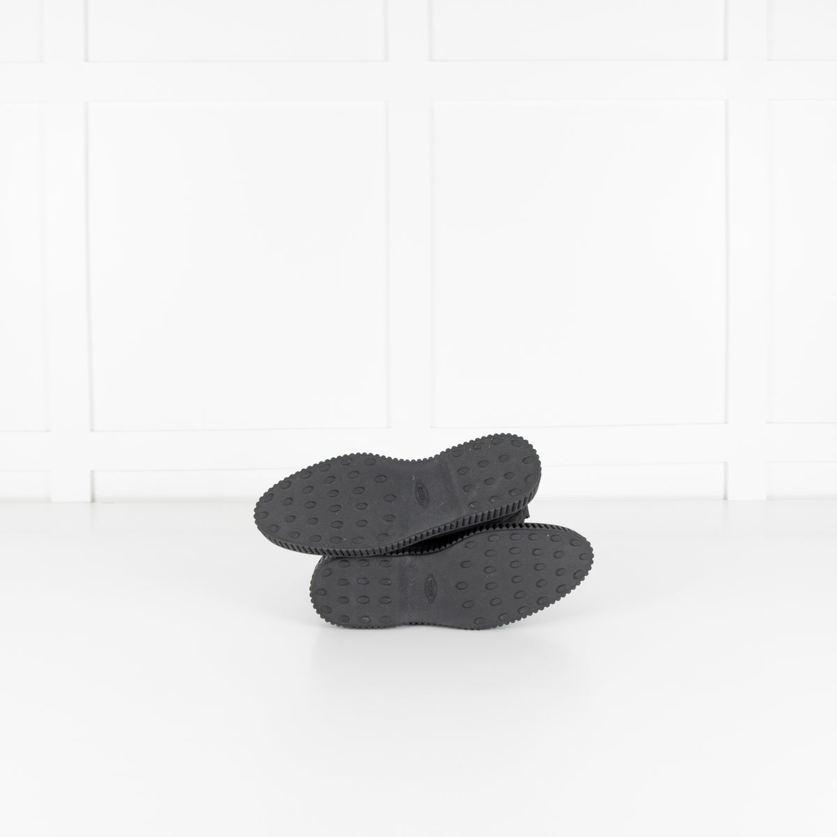 Tod's Black Suede Platform Lace Up Ankle Boots