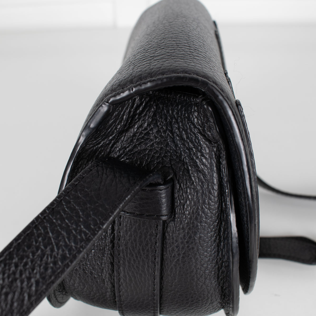Chloe Black Leather Small Marcie Crossbody