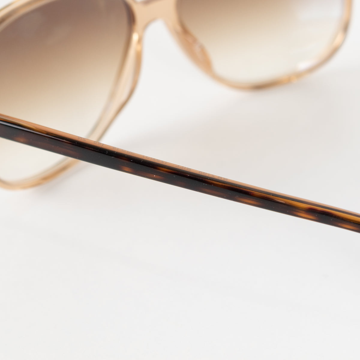 Ray-Ban Brown Havana Acetate Square Frame Bill Sunglasses