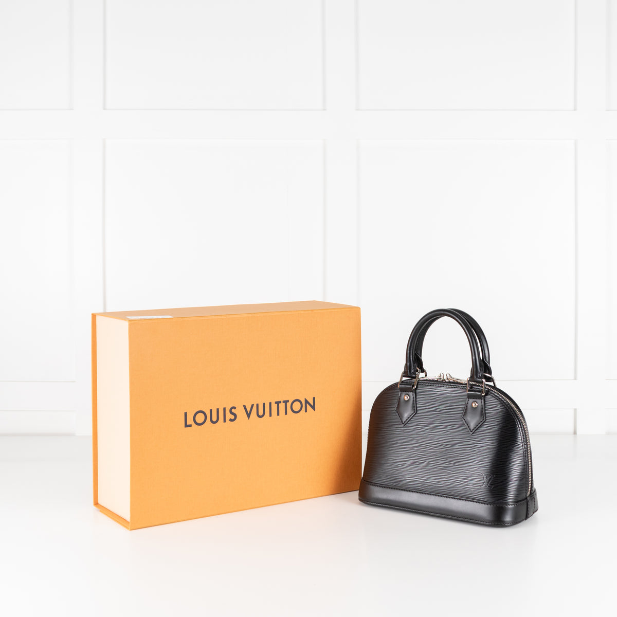 Louis Vuitton Black Epi Leather Alma BB Bag