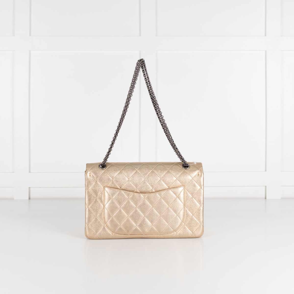 Chanel (2014) Gold Reissue Mademoiselle Maxi Double Flap