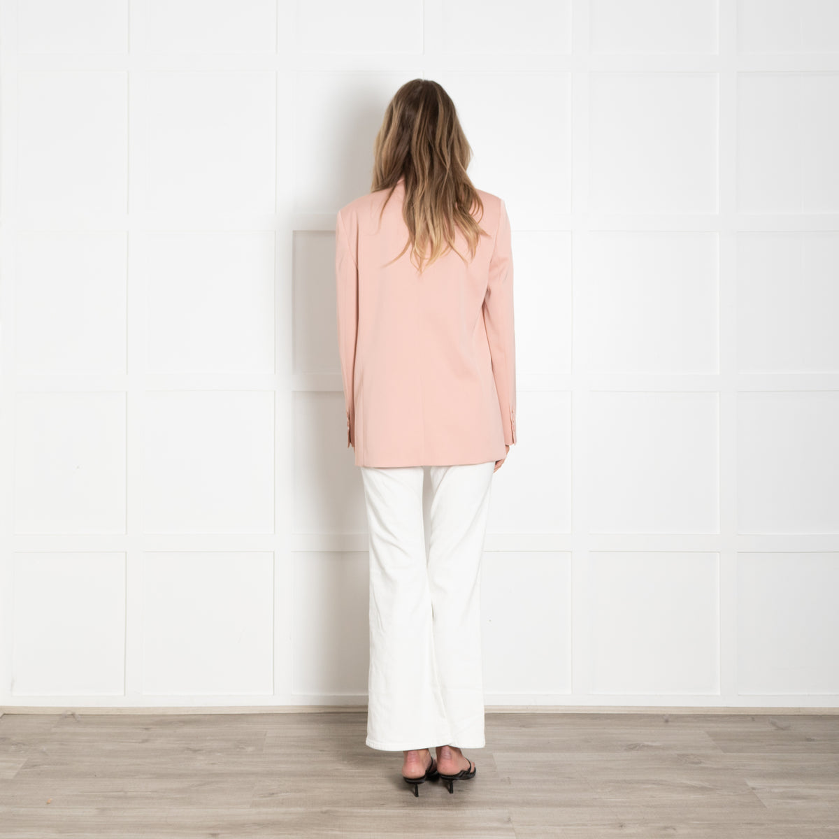 Pinko Blush Pink Double Breasted Blazer