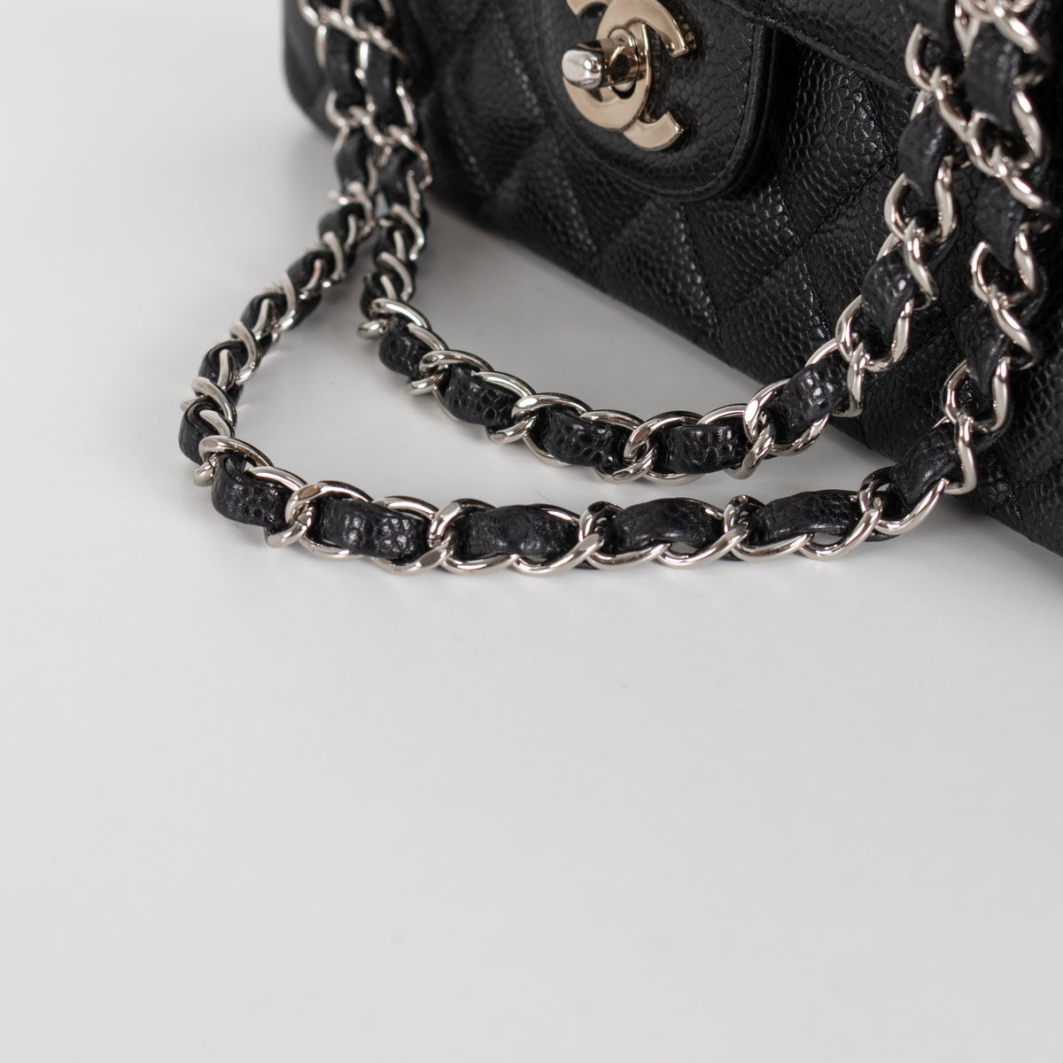 Chanel Black Caviar Medium Double Flap
