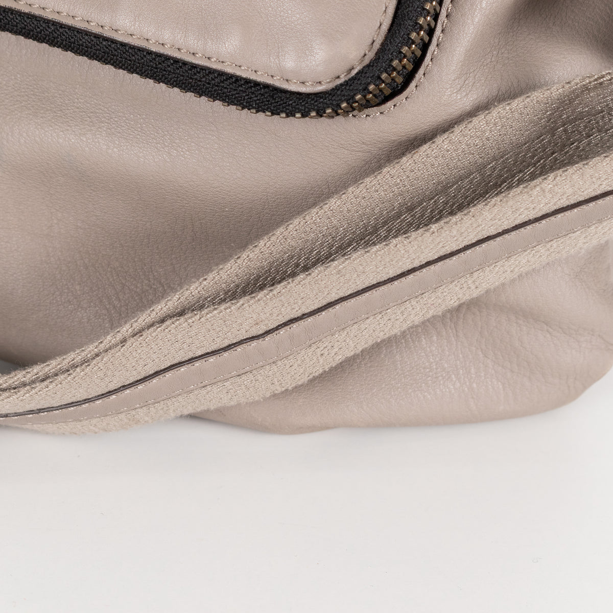 Anya Hindmarch Taupe Maxi Zip Crossbody Bag