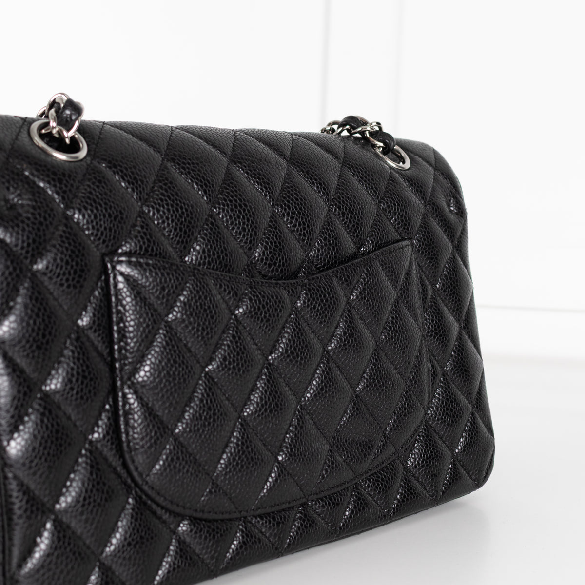 Chanel Black Caviar Medium Double Flap