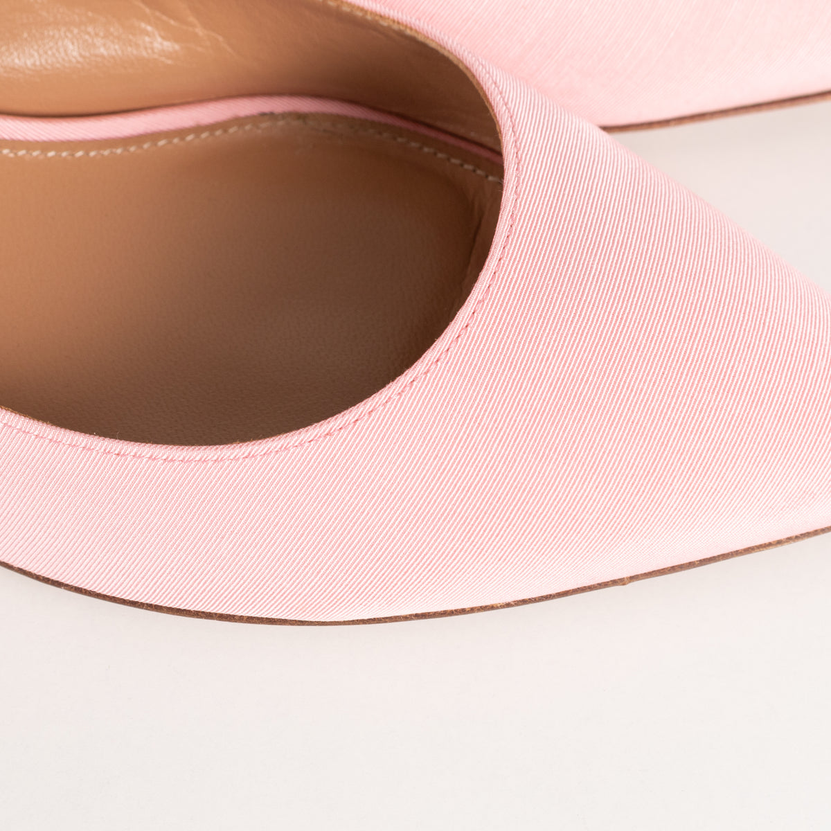 Aquazzura Portrait of a Lady Pink Crystal Slingback