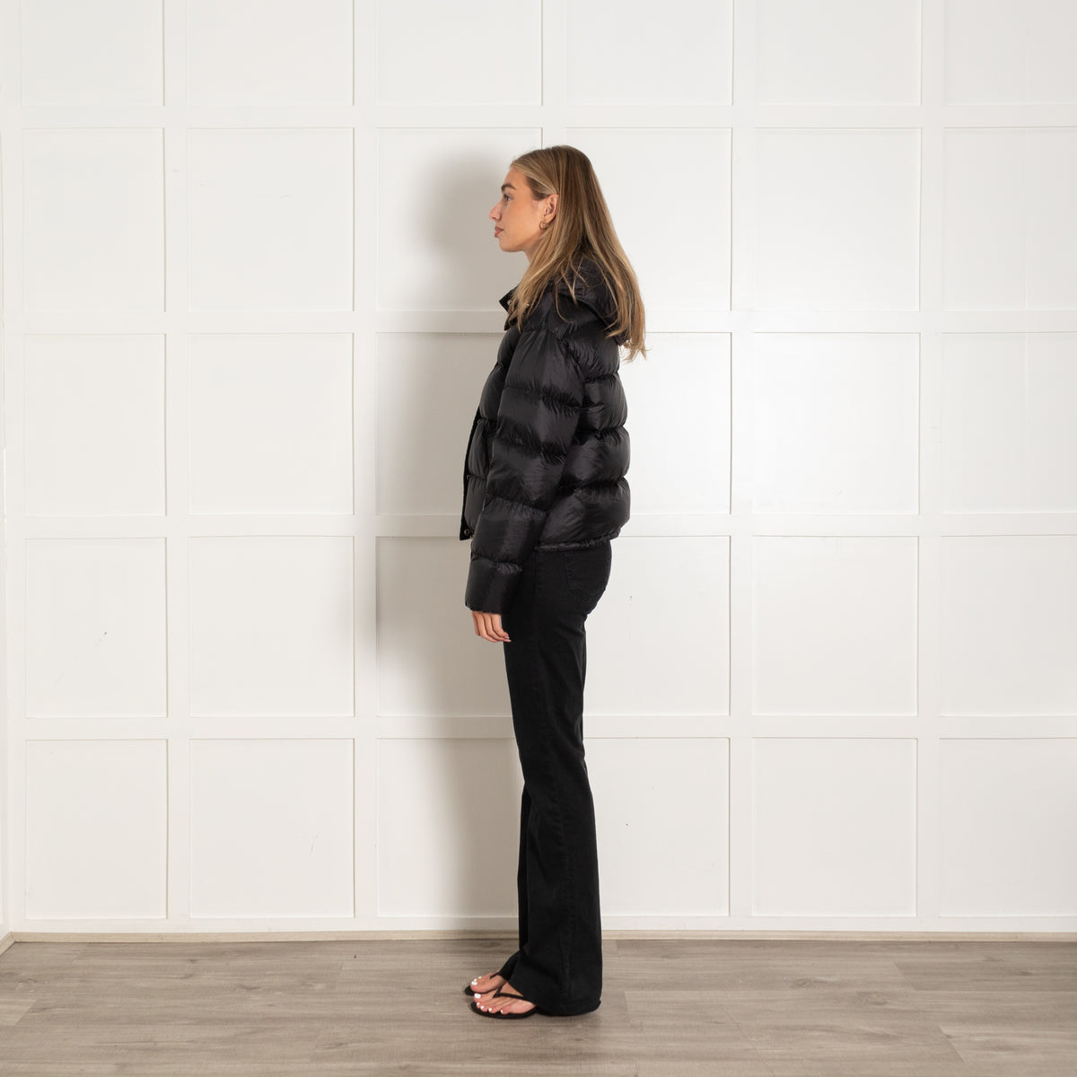 Claudie Pierlot Black Quilted Short Puffer Jacket