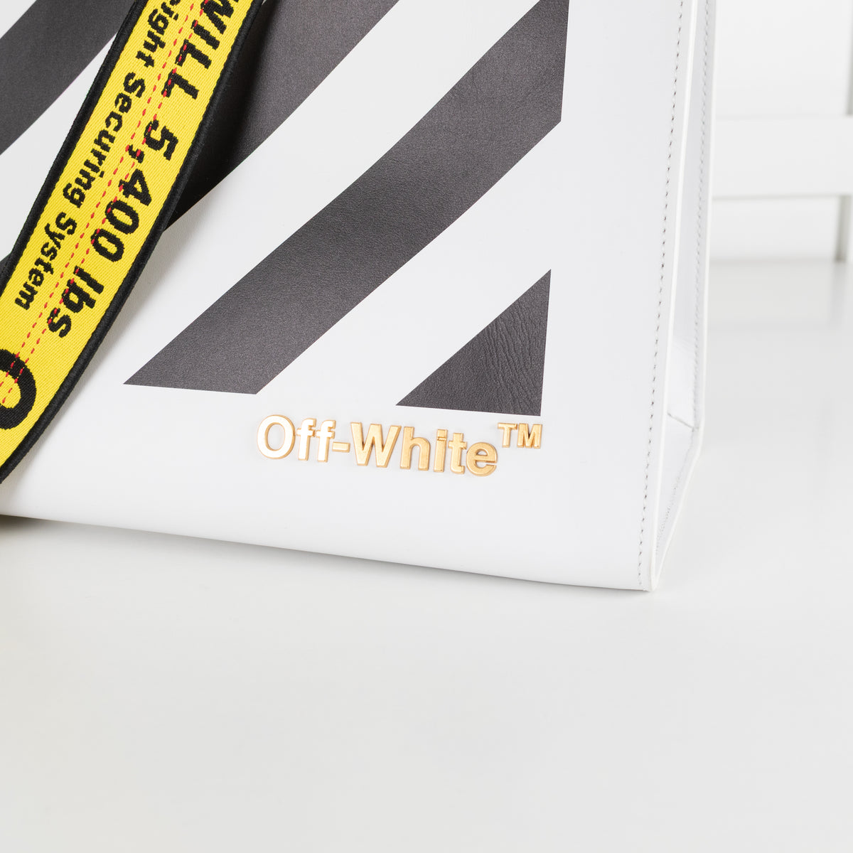 Off White Diag Hybrid White Large Shopper
