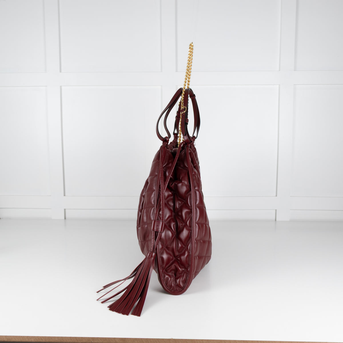 Gucci Burgundy Large Deco Tote