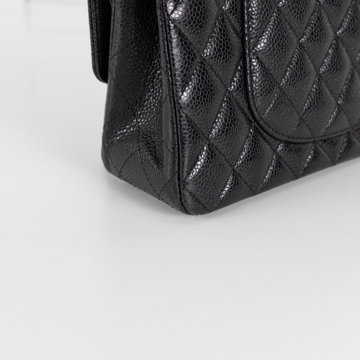 Chanel Black Caviar Medium Double Flap