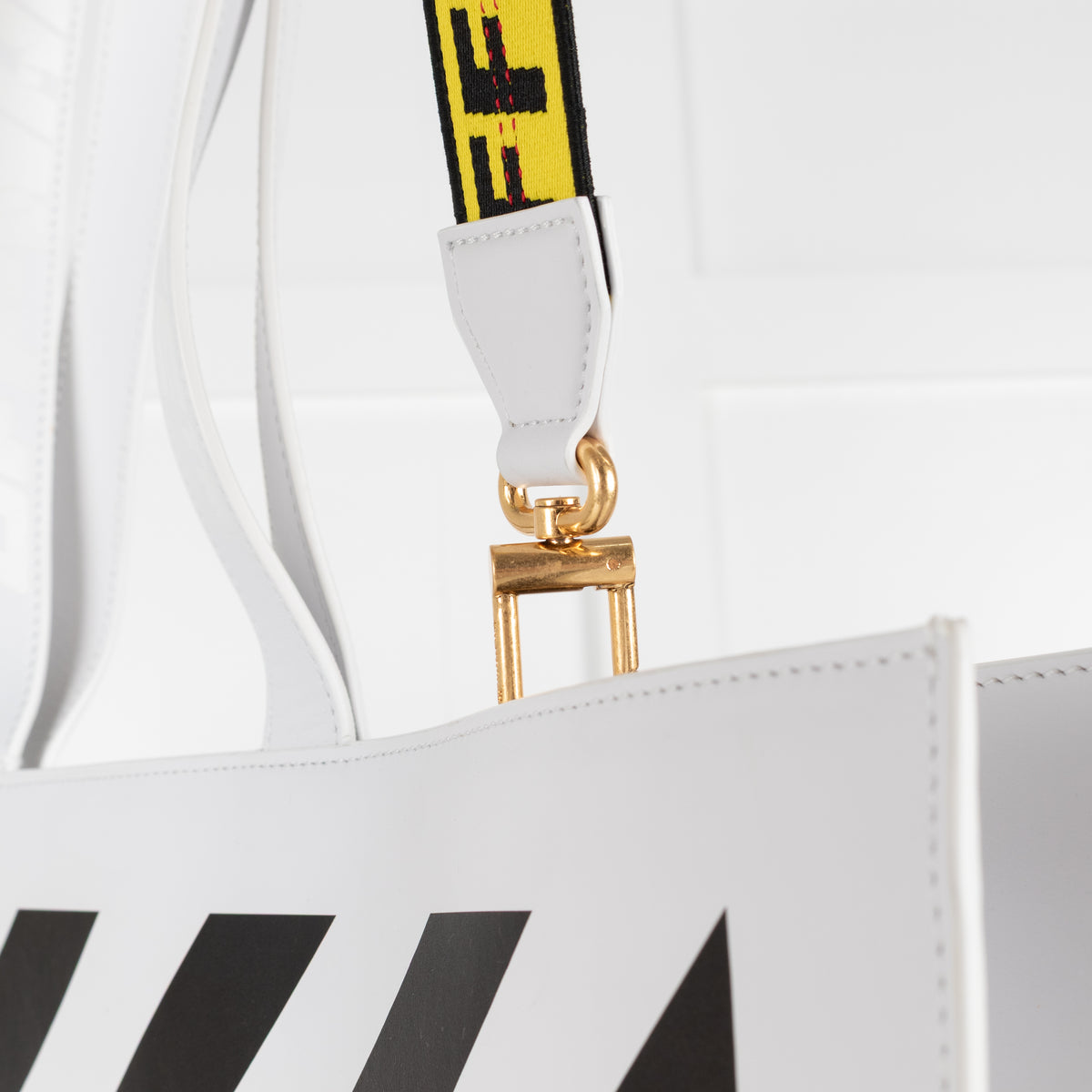 Off White Diag Hybrid White Large Shopper