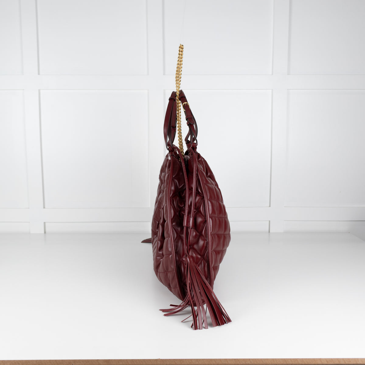 Gucci Burgundy Large Deco Tote