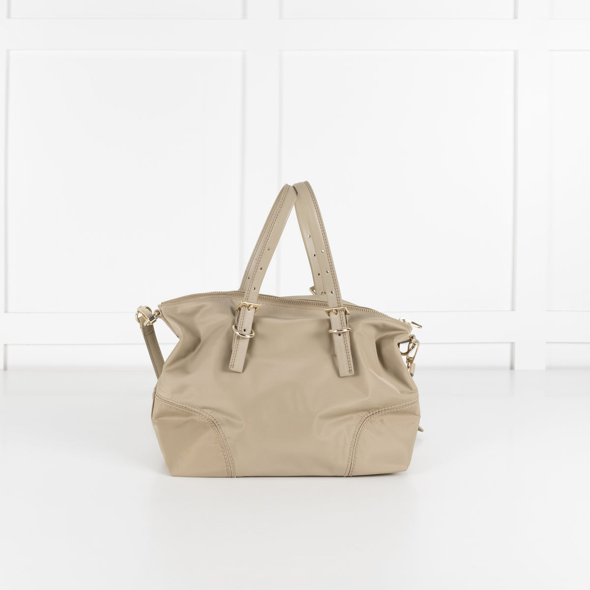 Bimba Y Lola Sage Green Nylon Crossbody Bag