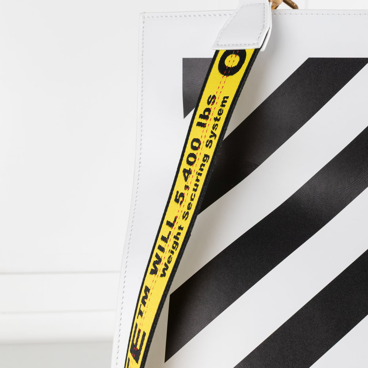 Off White Diag Hybrid White Large Shopper