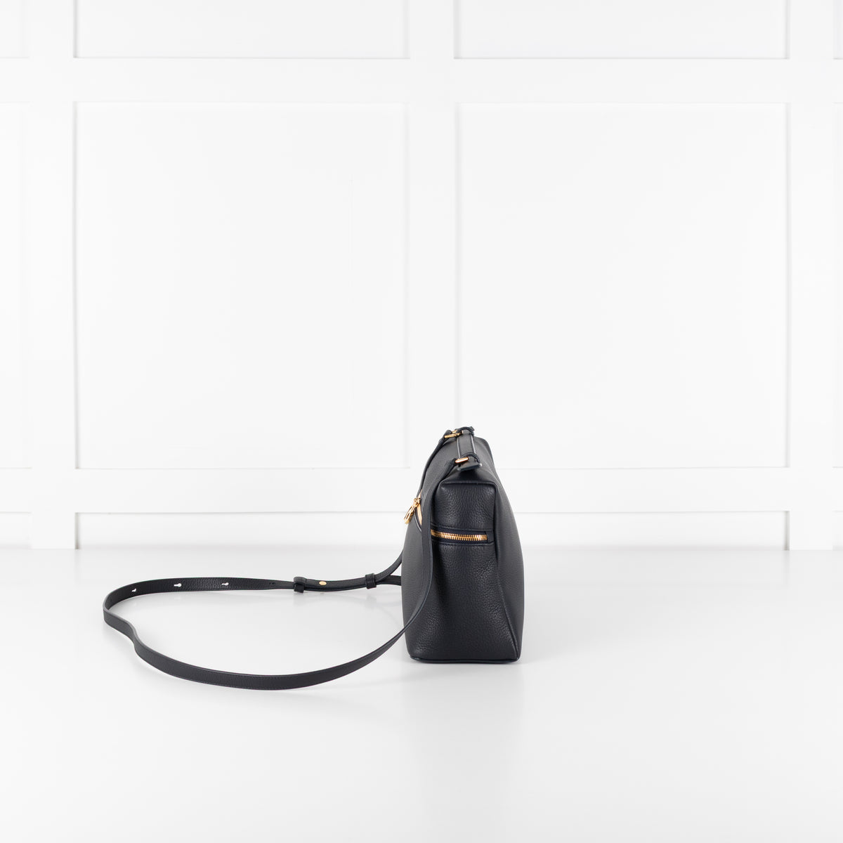Loro Piana Navy Grained Calfskin Extra Pocket L27 Bag