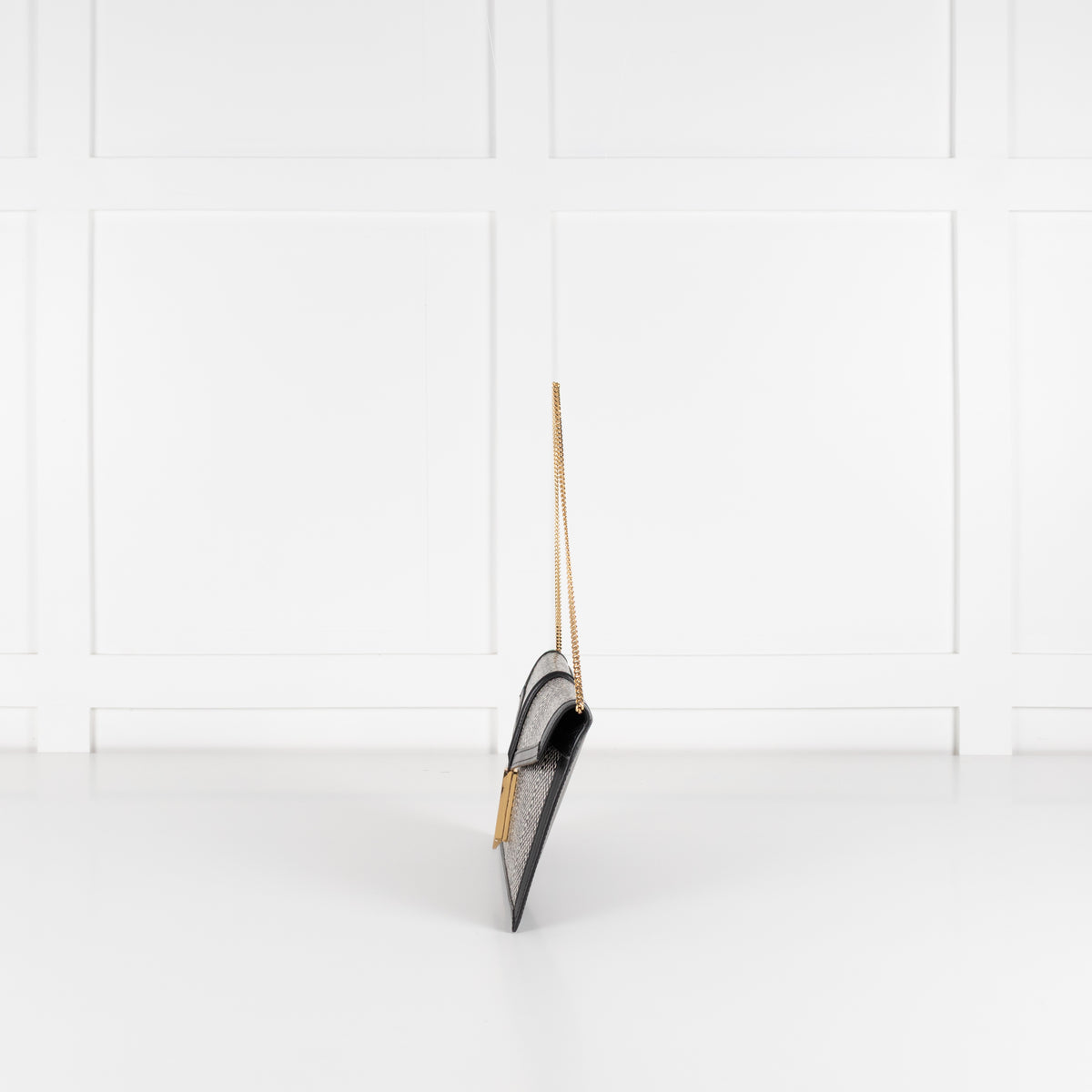 DeMellier Tokyo Embossed Black and White Clutch