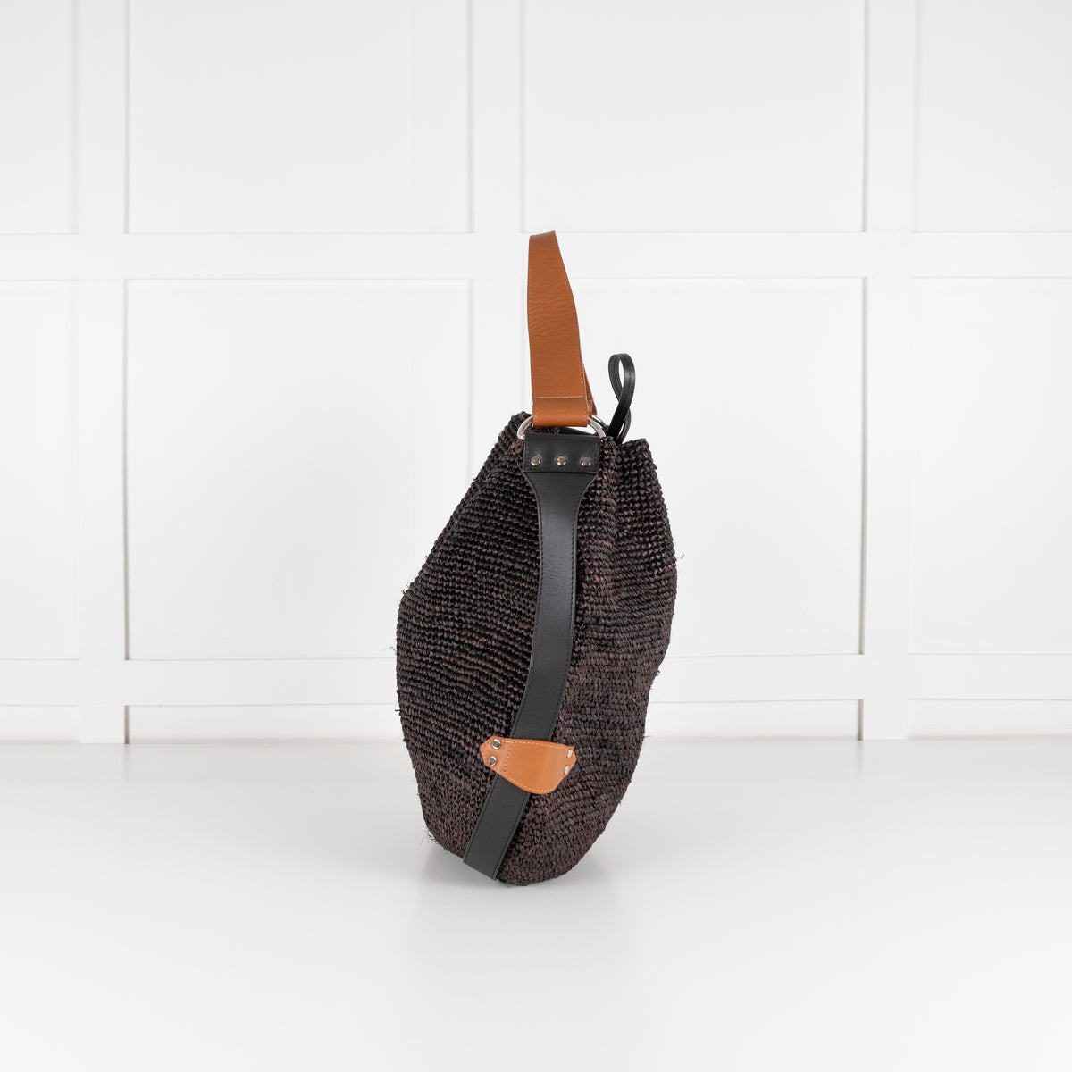 Isabel Marant Brown Raffia Bayia Bag
