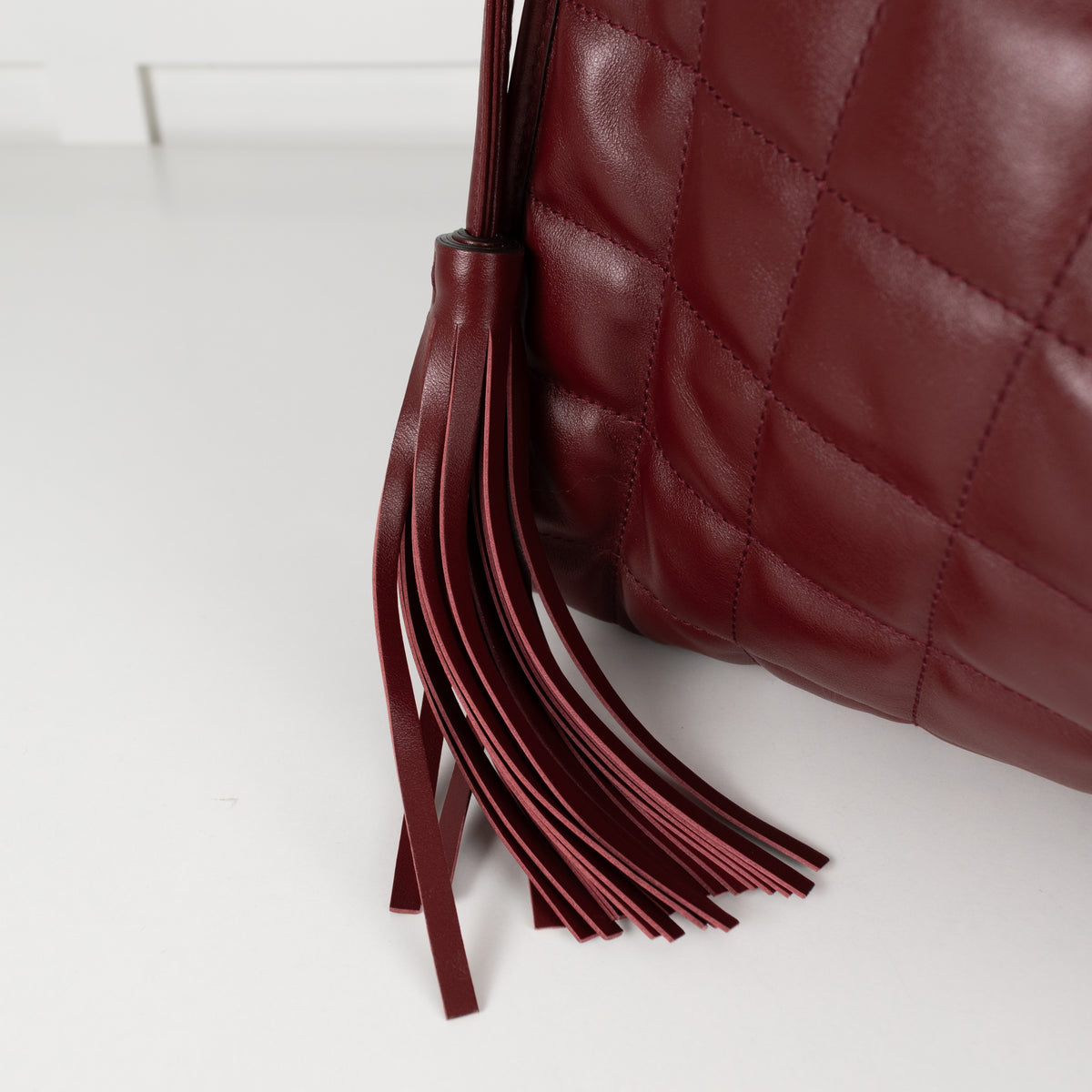 Gucci Burgundy Large Deco Tote