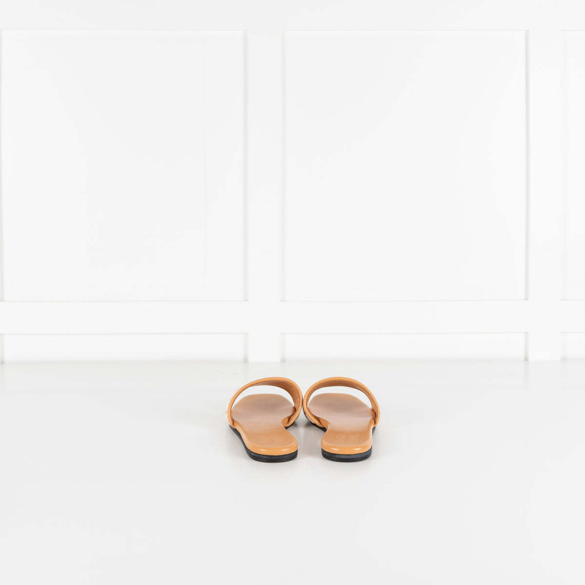 Givenchy Beige 4G Logo Embroidered Flat Sandals