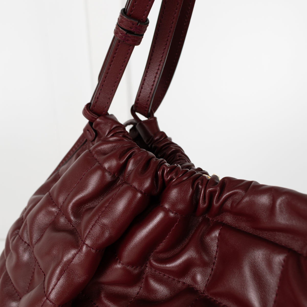 Gucci Burgundy Large Deco Tote