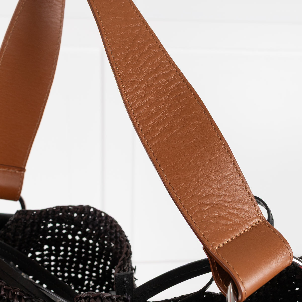 Isabel Marant Brown Raffia Bayia Bag