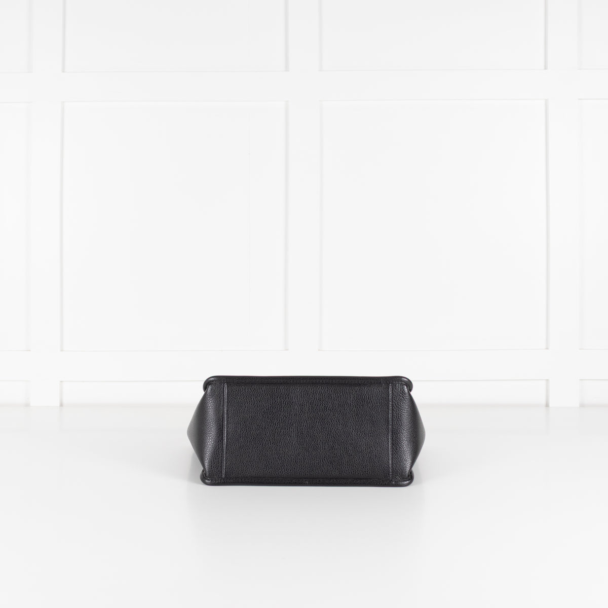 Longchamp Black Le Foulonne Leather Shoulder Tote Bag