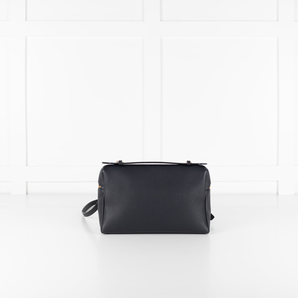Loro Piana Navy Grained Calfskin Extra Pocket L27 Bag