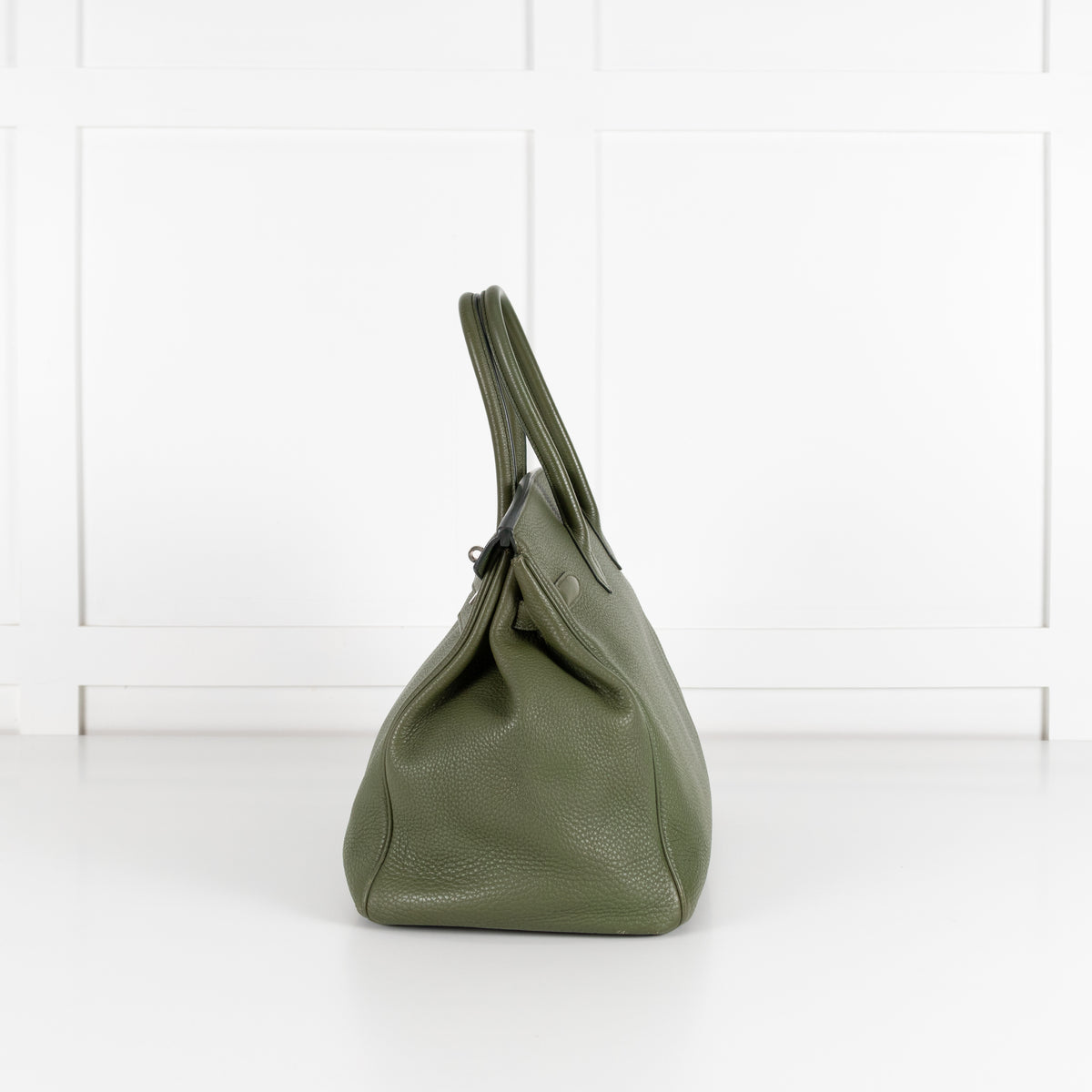 Hermes Vert Chartreuse Togo Birkin 35 Bag