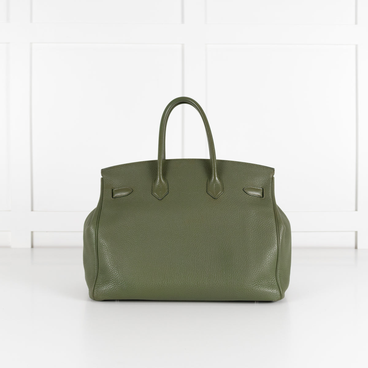 Hermes Vert Chartreuse Togo Birkin 35 Bag