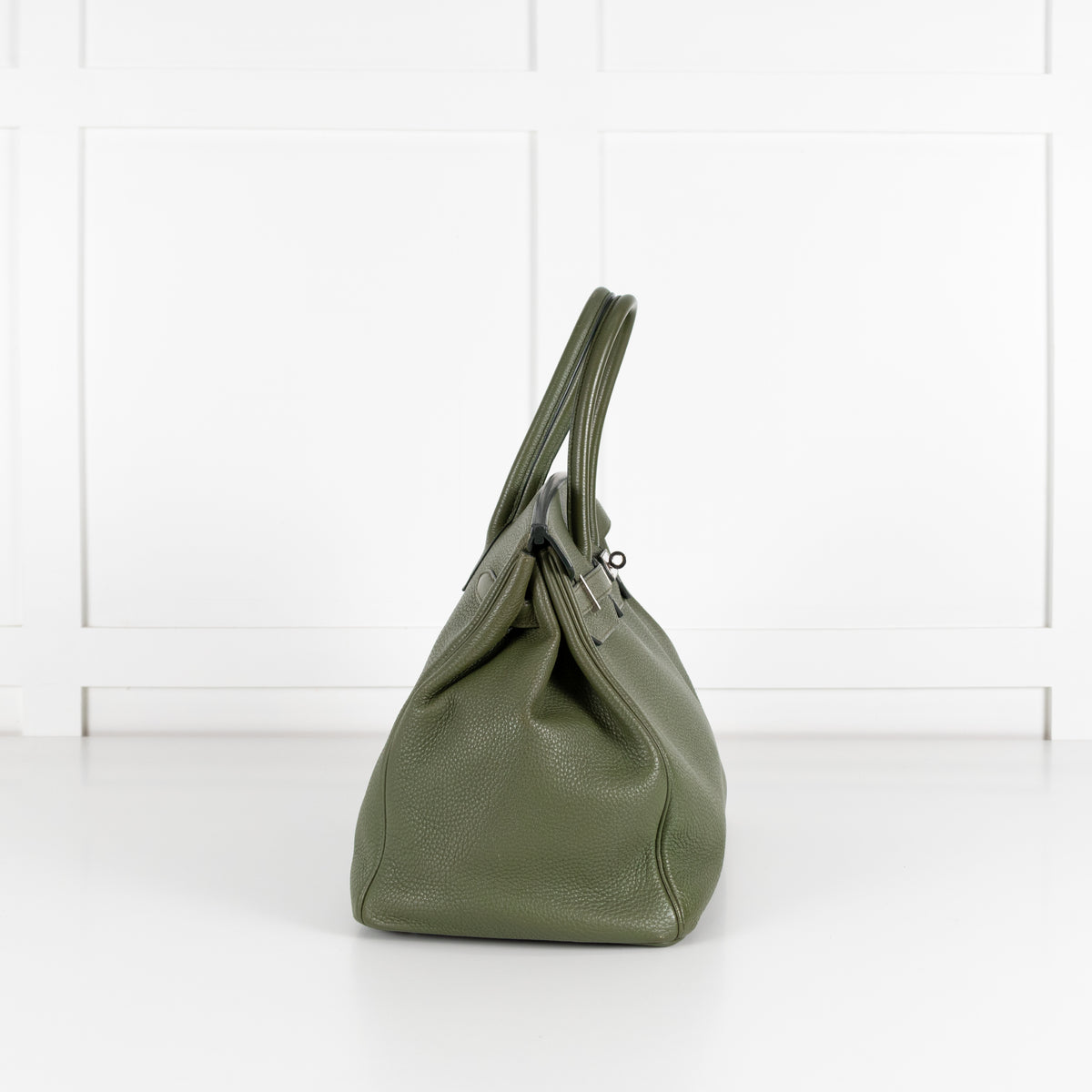 Hermes Vert Chartreuse Togo Birkin 35 Bag