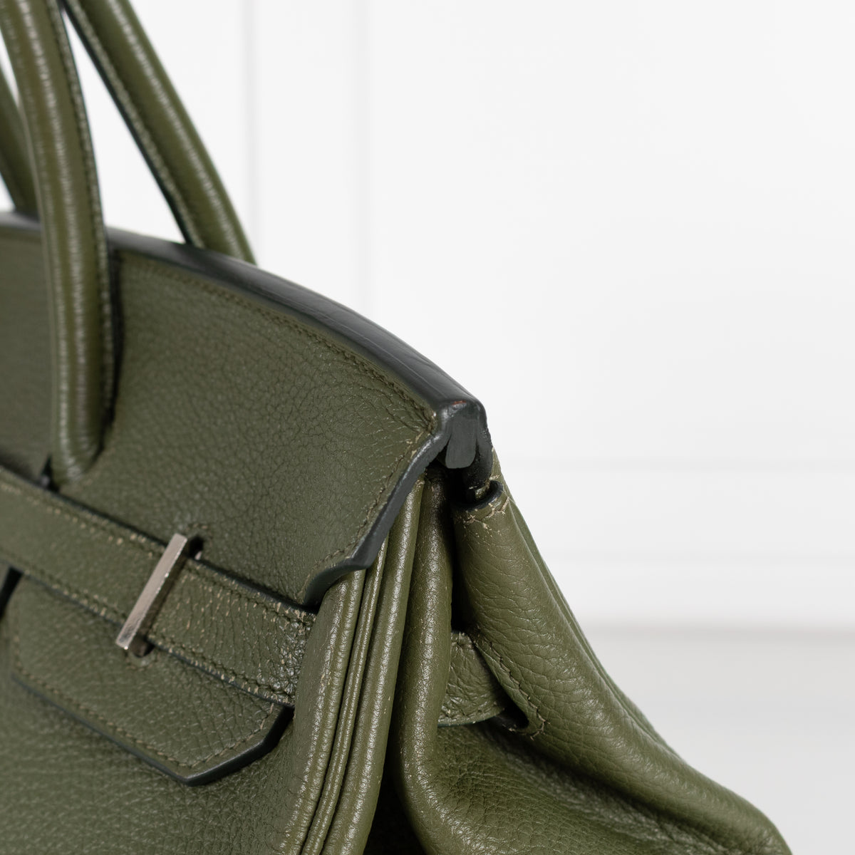 Hermes Vert Chartreuse Togo Birkin 35 Bag