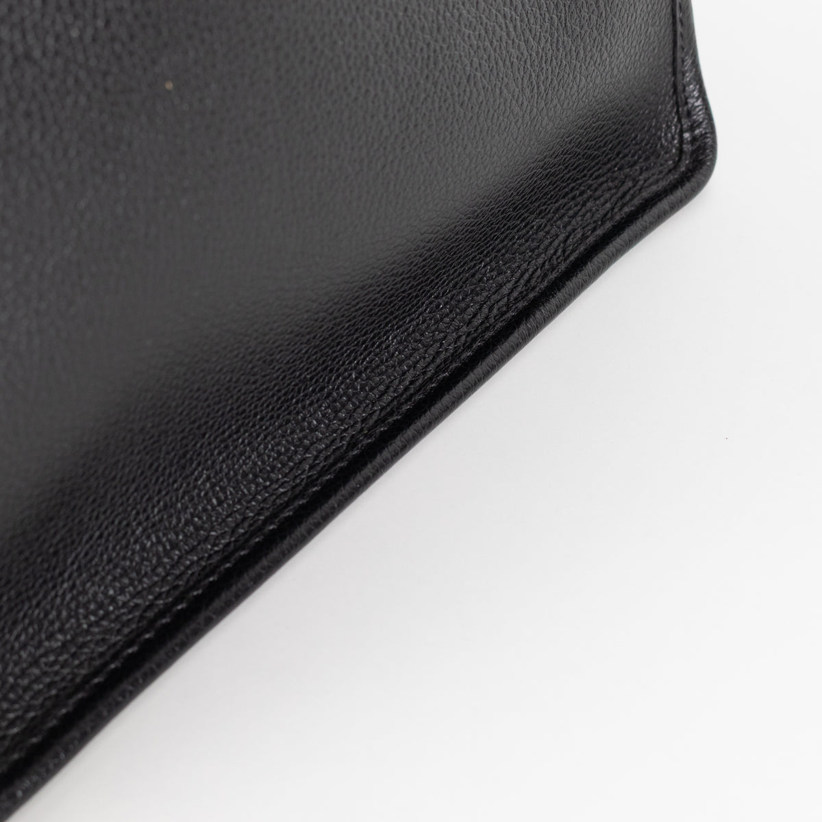 Longchamp Black Le Foulonne Leather Shoulder Tote Bag