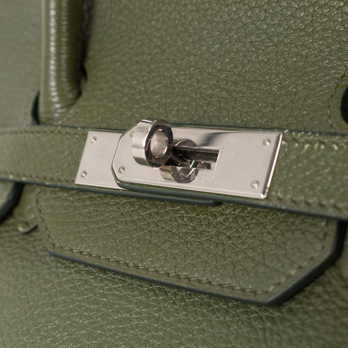 Hermes Vert Chartreuse Togo Birkin 35 Bag
